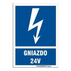 Znak elektryczny - Gniazdo 24V
